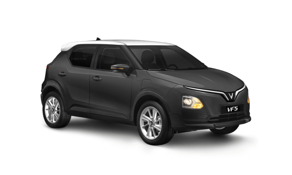 vinfast vf5 grey white